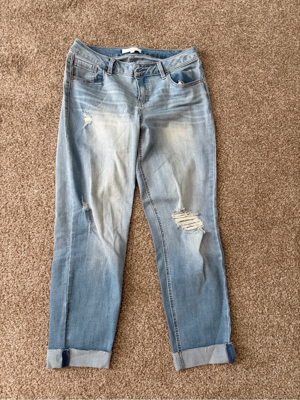 1822 brand Light Blue Distressed Women’s Jeans